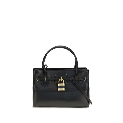 Shoulder Bag by Chloé for women in buffalo leather black & signature features a enviable silhouette, showcasing a secure zipper & buckle, ample , and enviable shoulder-strap for a enviable finish.