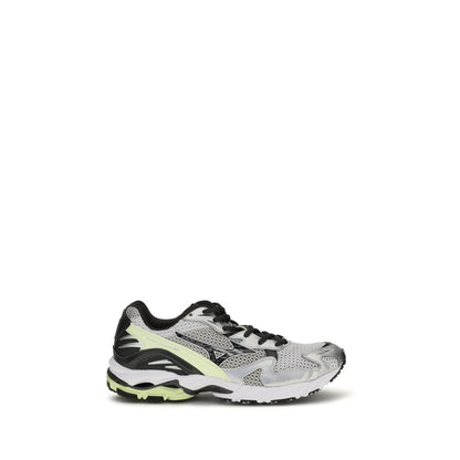 Athletic Sneakers by MIZUNO for men in nylon suede leather & carbon gray presents a sleek silhouette, perfectly capturing the athletic style essence of Rider Men's Athletic Nylon Suede Leather & Carbon Sneakers with its sleek design and premium finish.