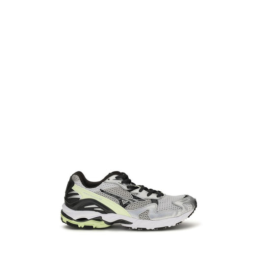 Athletic Sneakers by MIZUNO for men in nylon suede leather & carbon gray presents a sleek silhouette, perfectly capturing the athletic style essence of Rider Men's Athletic Nylon Suede Leather & Carbon Sneakers with its sleek design and premium finish.