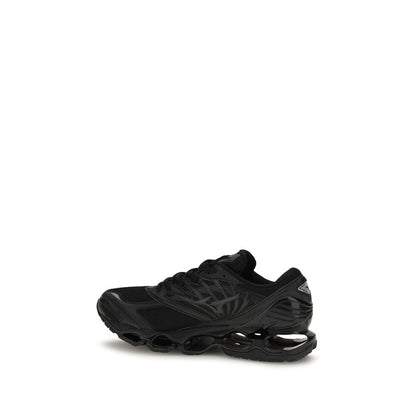 Athletic Sneakers by MIZUNO for men in carbon fabric black showcases an impeccable silhouette, defined by an impeccable athletic style design that perfectly captures the essence of the Men's Athletic Carbon Fabric Sneakers.