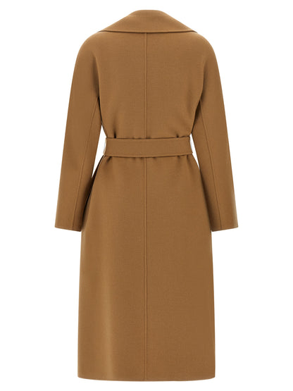 Max Mara Beige Virgin Wool Coat