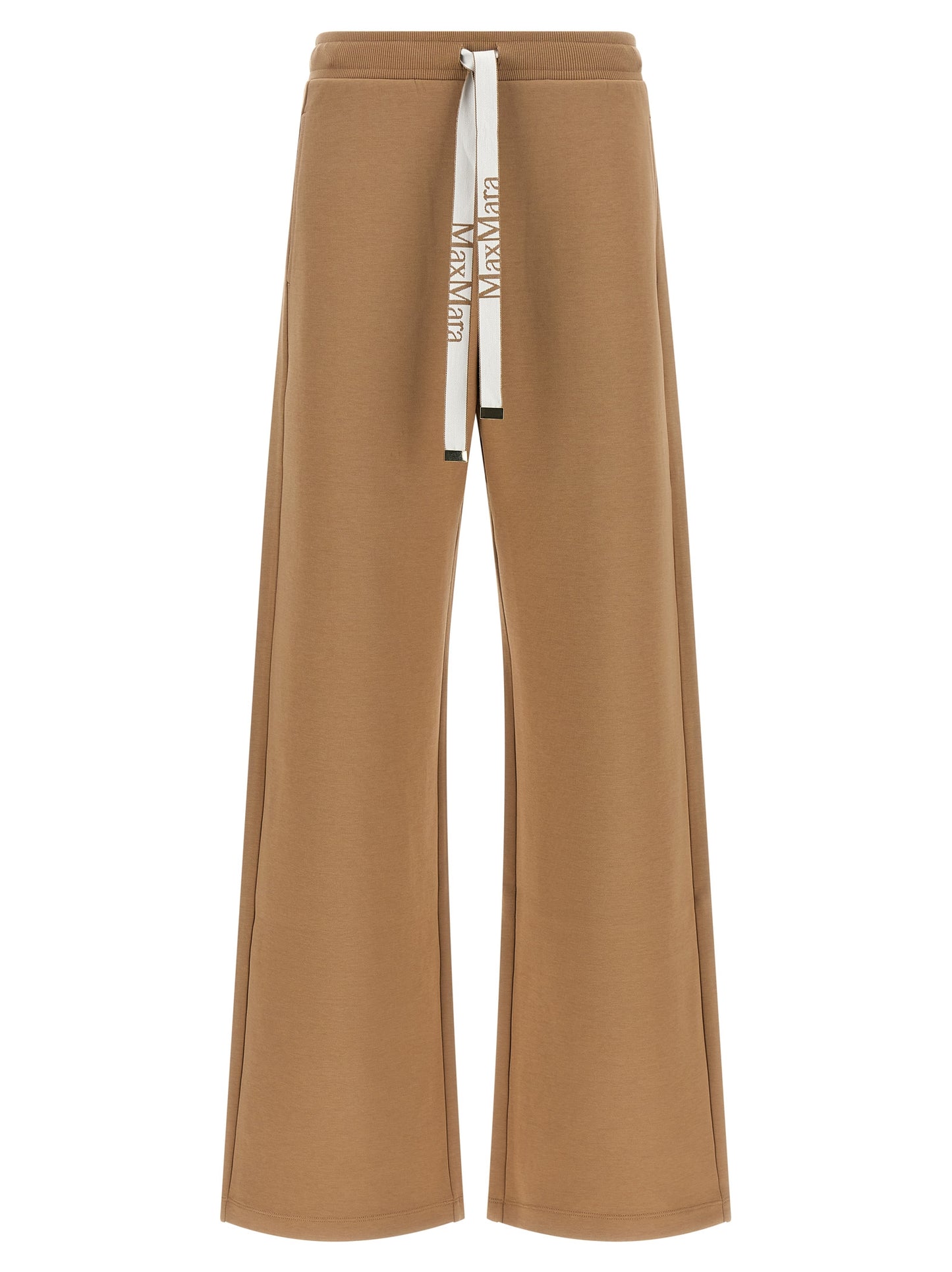 S Max Mara Beige Cotton Casual Pants