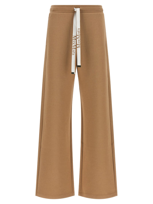 S Max Mara Beige Cotton Casual Pants