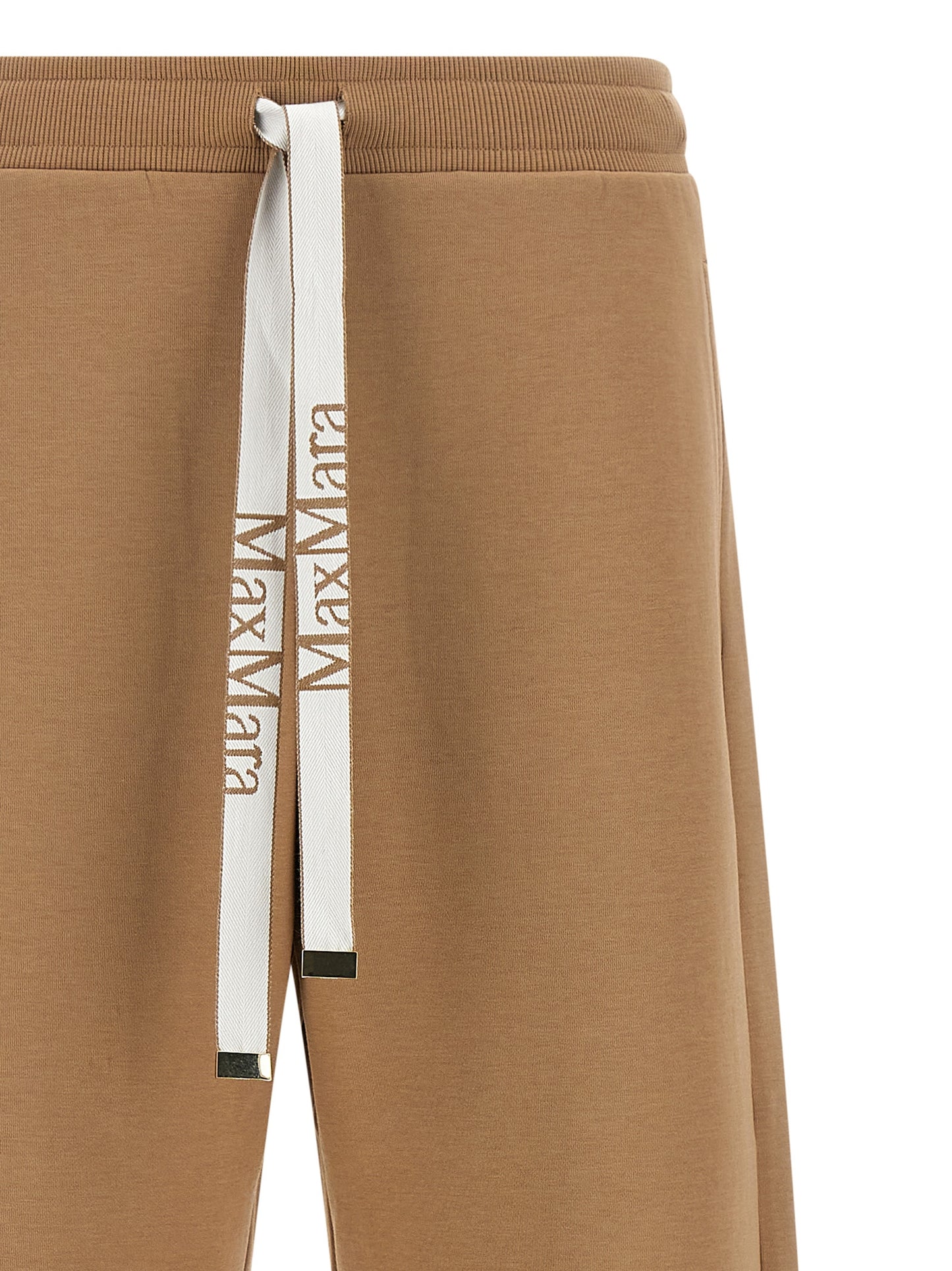 S Max Mara Beige Cotton Casual Pants