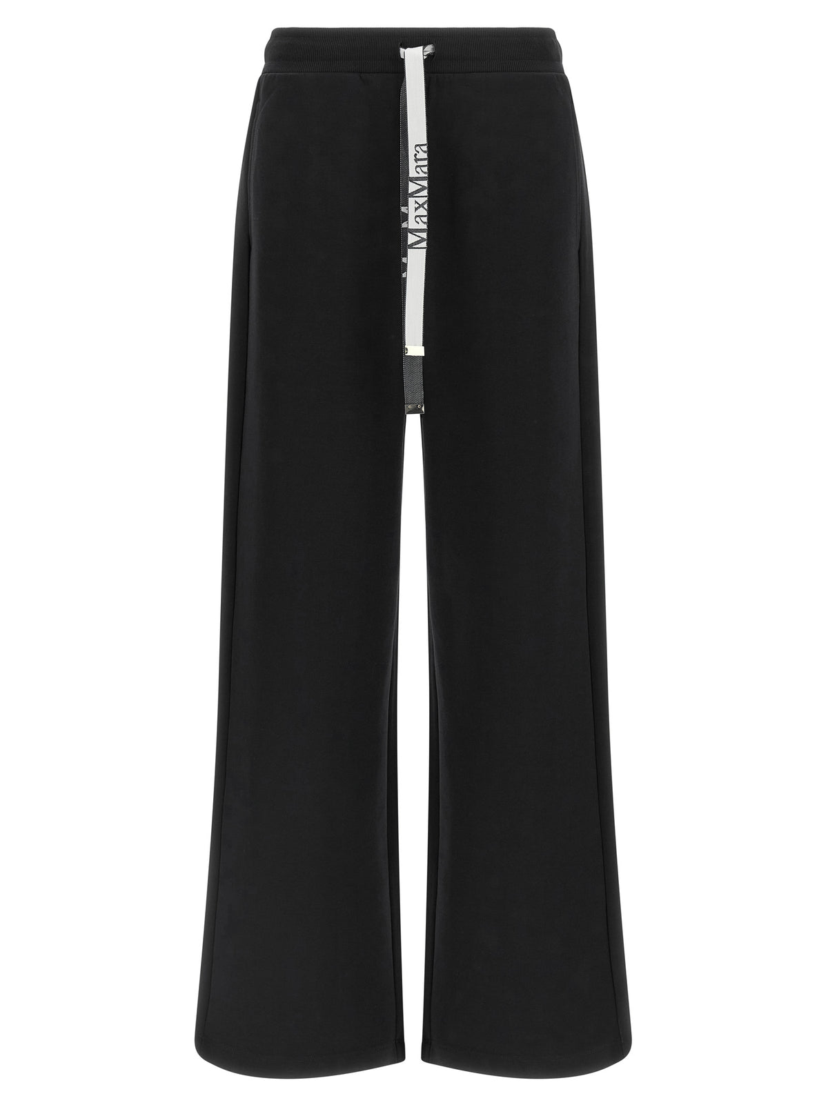 S Max Mara Black Cotton Casual Pants