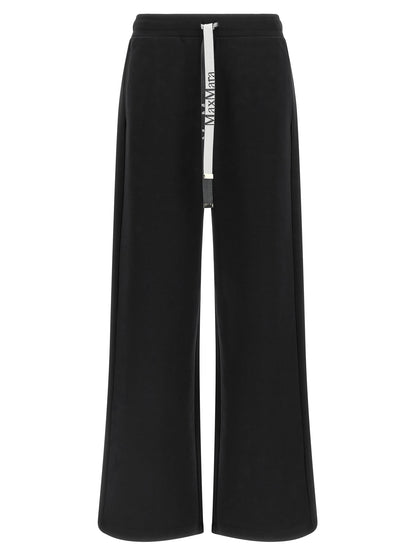 S Max Mara Black Cotton Casual Pants