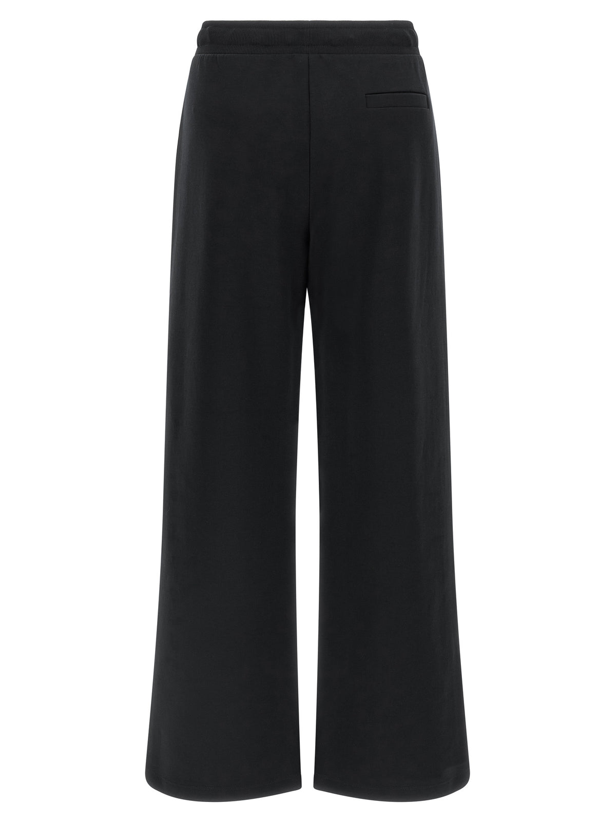 S Max Mara Black Cotton Casual Pants