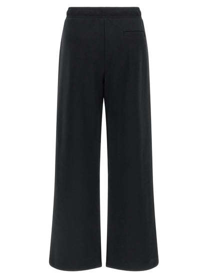 S Max Mara Black Cotton Casual Pants