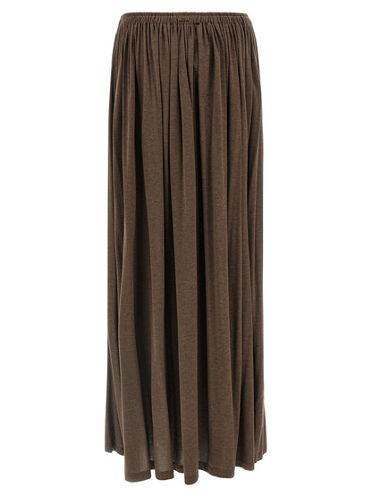 Max Mara Brown Lyocell Mini Skirt