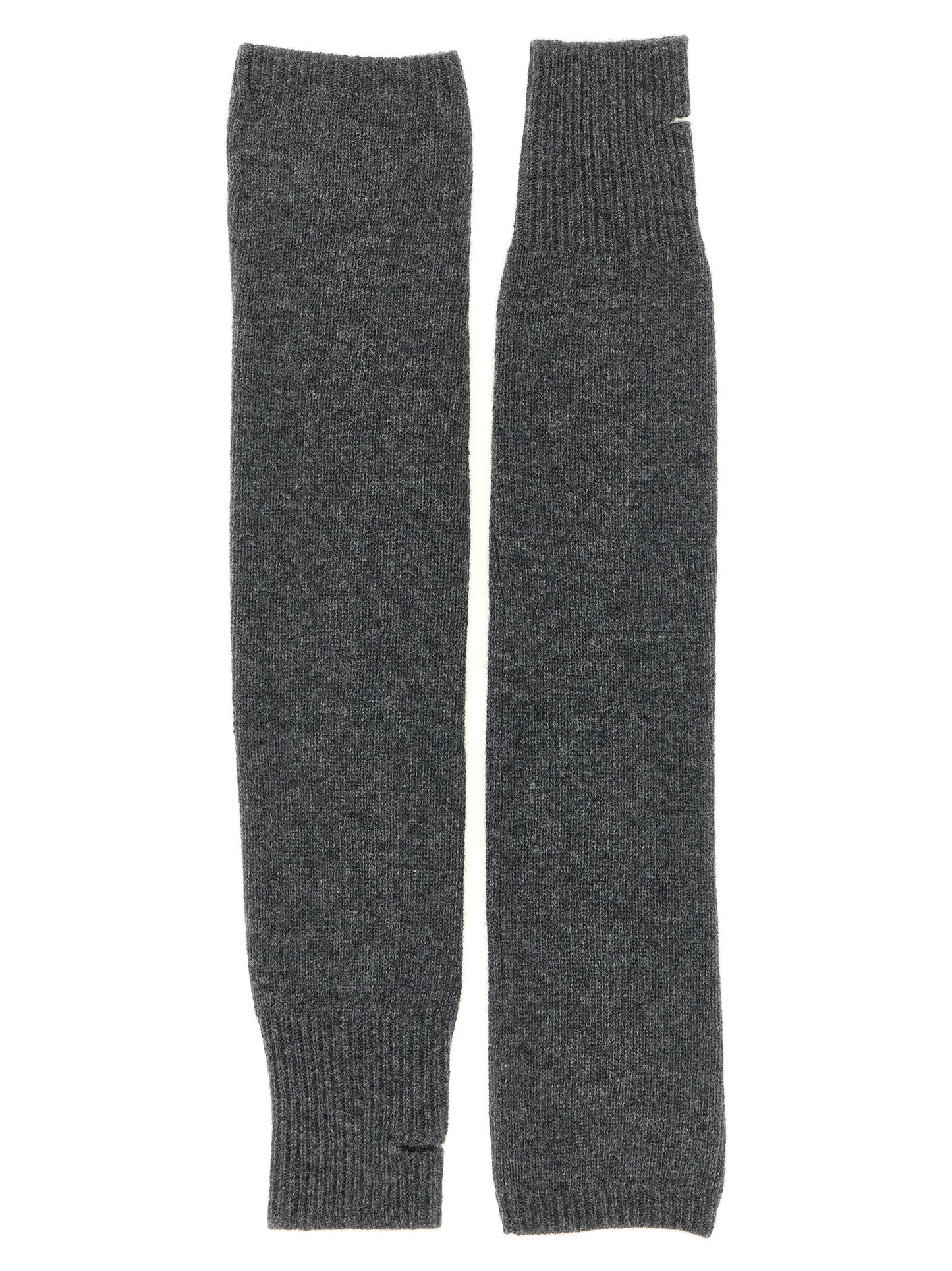 NUDE Gray Wool Gloves