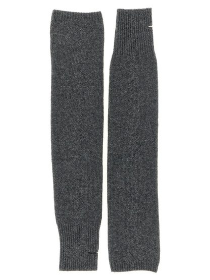 NUDE Gray Wool Gloves