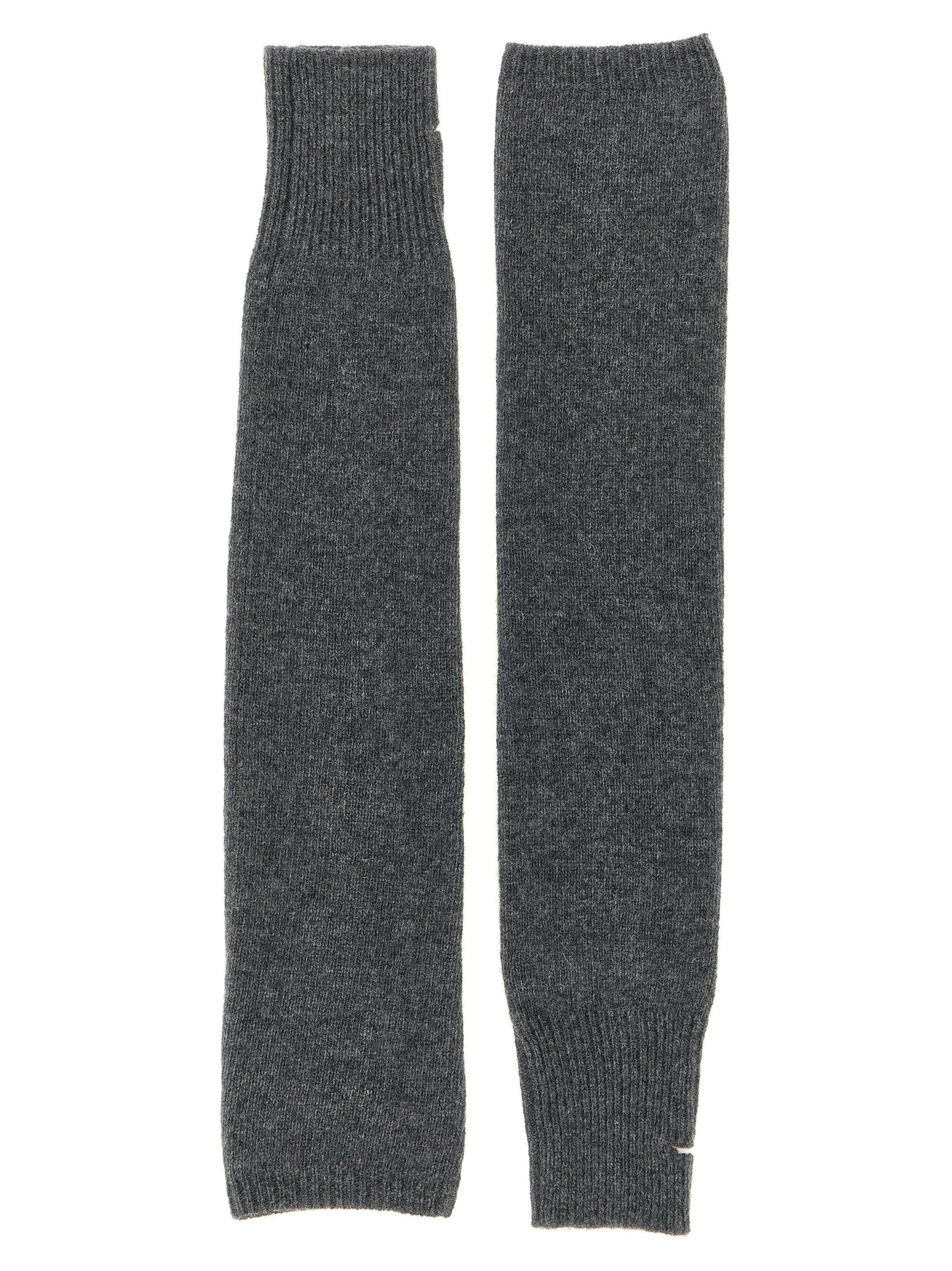 NUDE Gray Wool Gloves