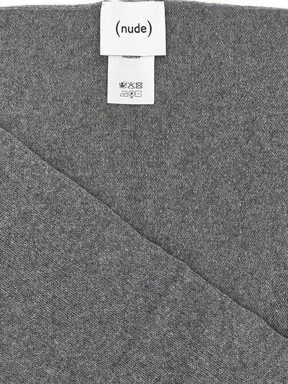 NUDE Gray Cashmere Accessories