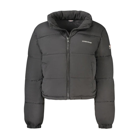 Guess Jeans Black Polyester Women Jacket