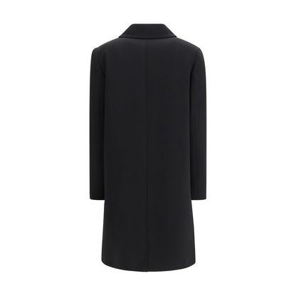 Overcoat by Max Mara for women in acetate & polyester black features a cosy chic silhouette, artfully detailed with a sophisticated and premium pockets for a cosy chic finish.