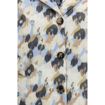 Parka by Marni for women in polyester multicolor, floral & print, presenting a cosy silhouette with distinctive and a refined .