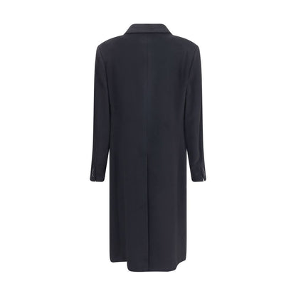 Overcoat by Our Legacy for men in mohair wool & polyamide black features a contemporary silhouette showcasing a contemporary and refined pockets for a sophisticated finish.