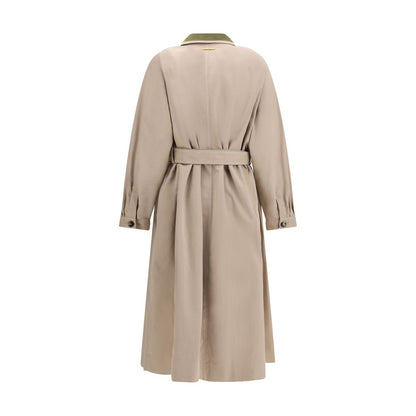 Trench Coat by Marni for women in polyamide leather viscose & cotton and multicolor presents a exquisite silhouette, showcasing a exquisite and functional pockets for an elevated aesthetic.