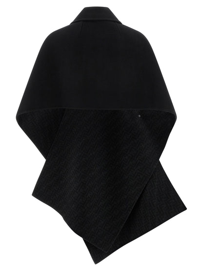 Fendi Black Virgin Wool Coat