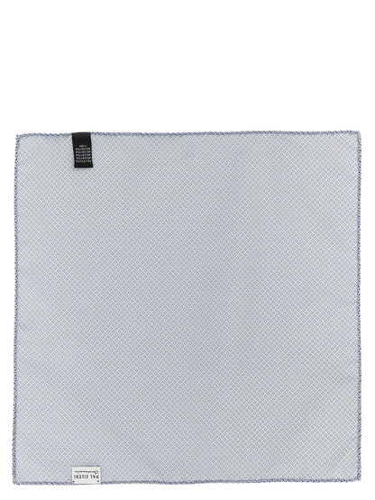 Pal Zileri Blue Polyester Pocket Square