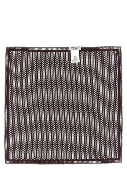 Brunello Cucinelli Multicolor Silk Pocket Square