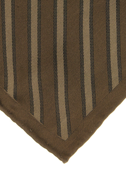 Brunello Cucinelli Brown Silk Foulard