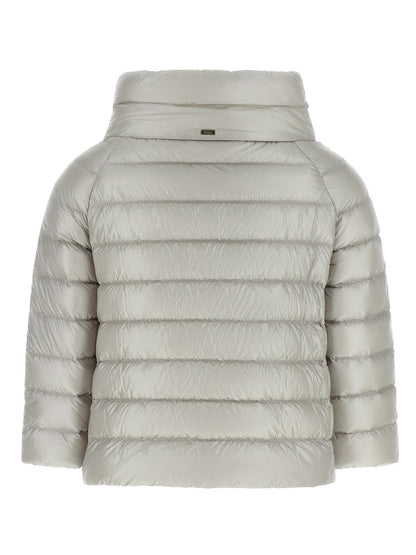 Herno Gray Polyamide Coat