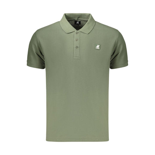 Polo Shirt by U.S. Grand Polo for men in cotton green presents a distinguished silhouette, showcasing a sophisticated and distinguished for a truly distinguished finish.