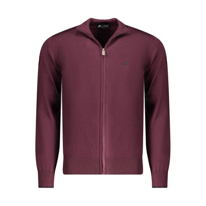 U.S. Grand Polo Red Nylon Cardigan