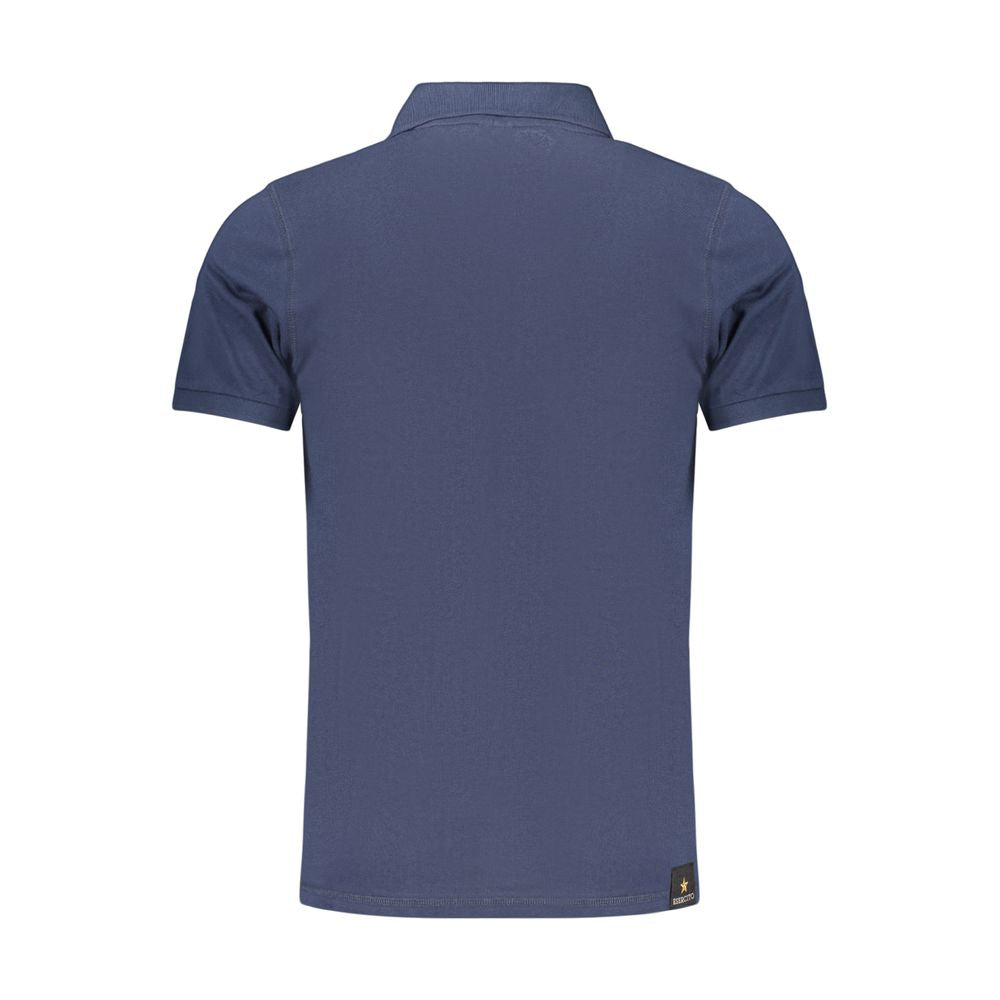 Accademia Militare Blue Cotton Polo Shirt