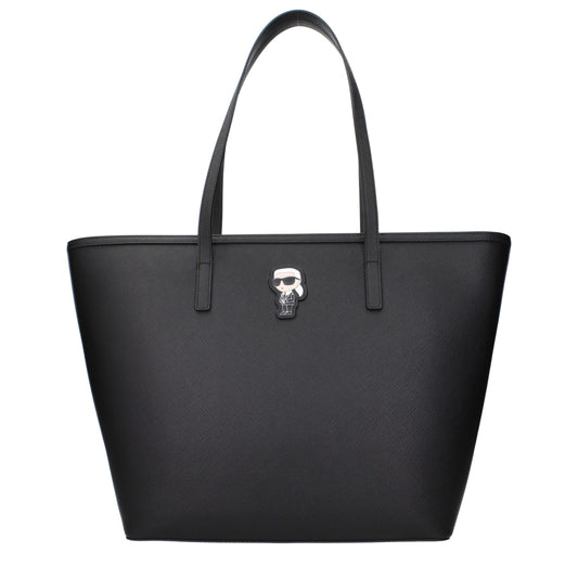 Karl Lagerfeld Black Polyethylene Shoulder Bag