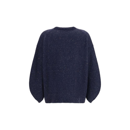 Sweatshirt by Fabiana Filippi for women in polyamide mohair merino & alpaca wool blue features a unrivaled silhouette with a refined crew neckline and unrivaled detailing for a sophisticated look.
