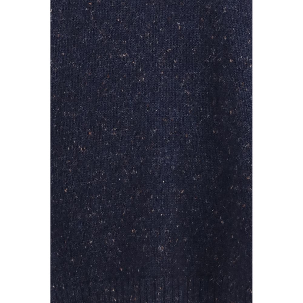 Sweatshirt by Fabiana Filippi for women in polyamide mohair merino & alpaca wool blue presents a smart casual silhouette, featuring a smart casual and for a sophisticated look.