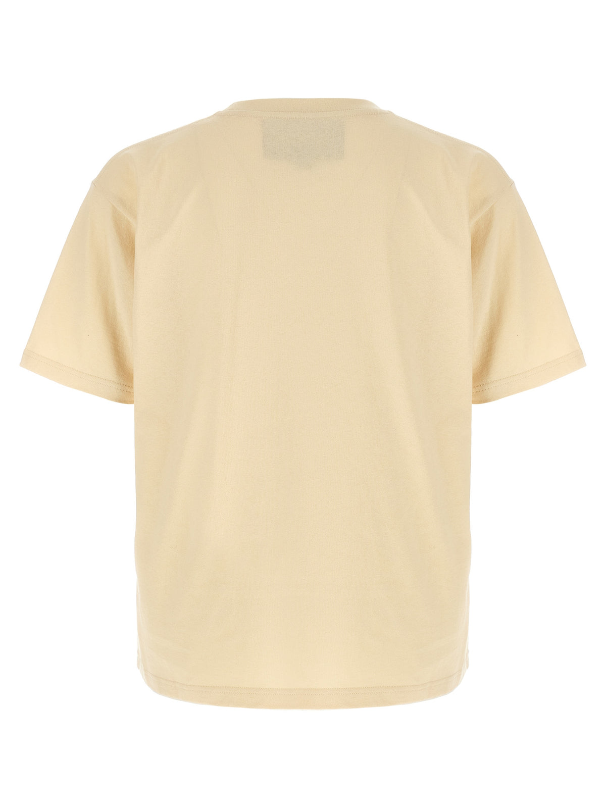 T-Shirt by Valentino Garavani for men in cotton beige & print features an edgy silhouette, meticulously detailed with a sophisticated and crew neckline for a truly edgy finish.
