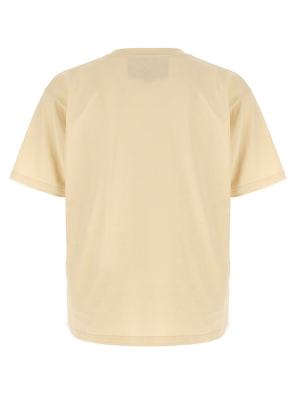 T-Shirt by Valentino Garavani for men in cotton beige & print features an edgy silhouette, meticulously detailed with a sophisticated and crew neckline for a truly edgy finish.