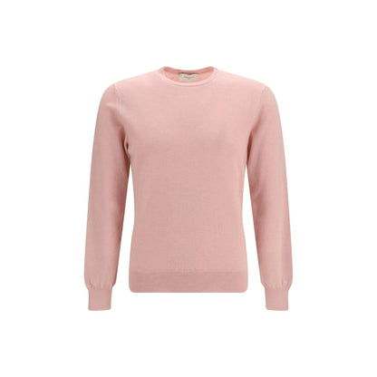 Sweater by Piacenza Cashmere for men in cashmere & capra leather multicolor showcases an masterful silhouette, artfully detailed with a masterful crew neckline and long-sleeve for a sophisticated, premium finish.