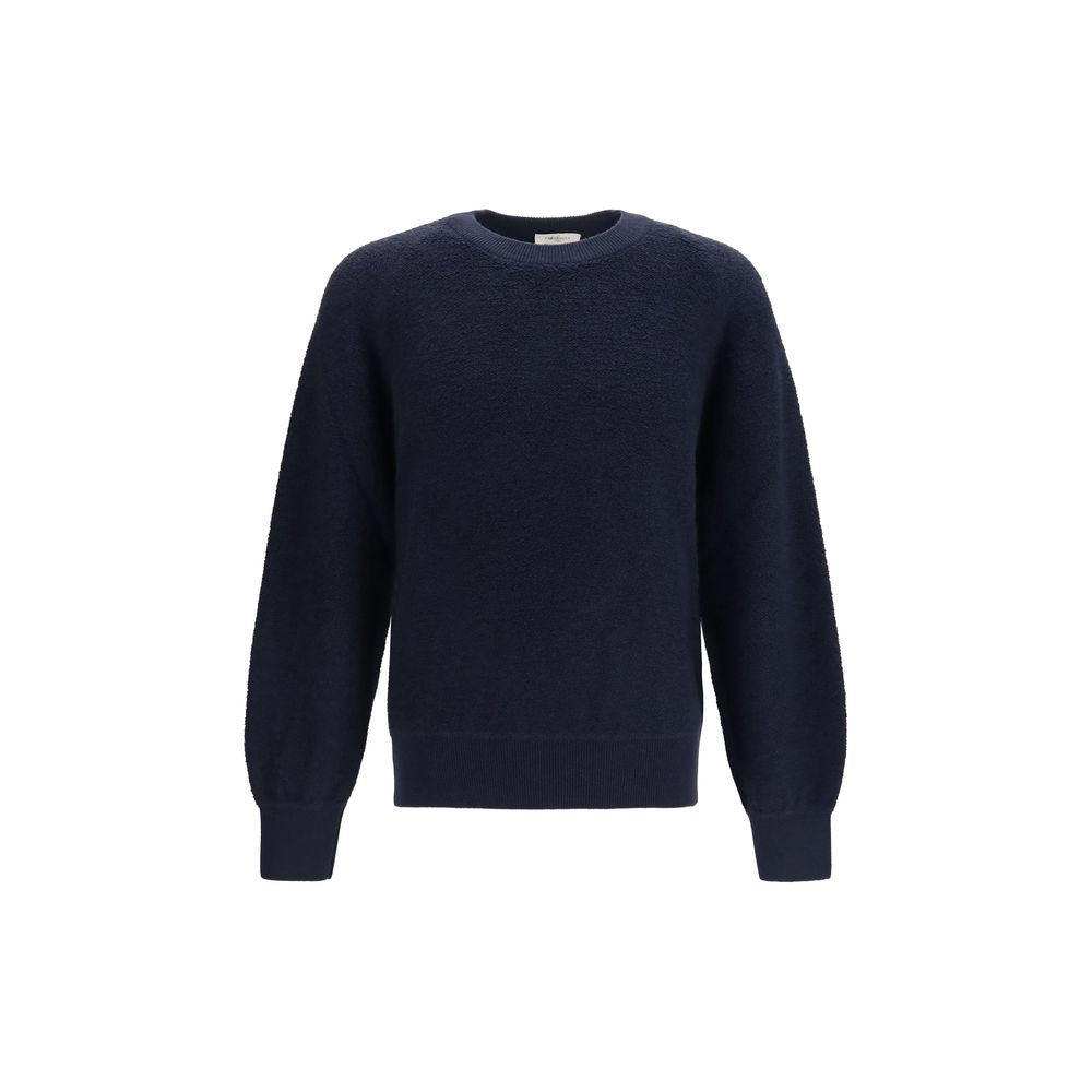 Sweatshirt by Piacenza Cashmere for men in cashmere virgin wool blue features an magnificent silhouette, showcasing a sophisticated crew neckline and long-sleeve detail for a truly magnificent finish.