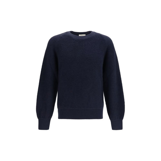 Sweatshirt by Piacenza Cashmere for men in cashmere virgin wool blue features an magnificent silhouette, showcasing a sophisticated crew neckline and long-sleeve detail for a truly magnificent finish.