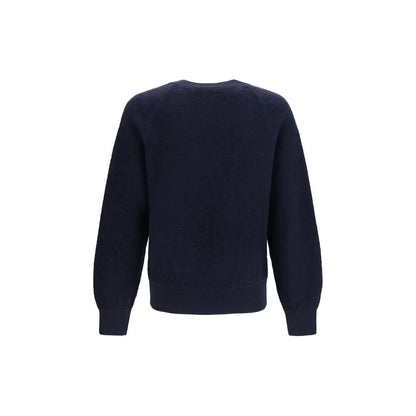 Sweatshirt by Piacenza Cashmere for men in cashmere virgin wool blue features an enviable silhouette, showcasing a premium and refined crew neckline for a truly enviable finish.