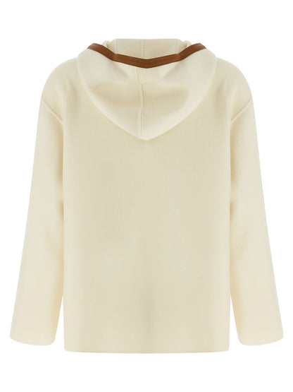 Max Mara White Virgin Wool Coat
