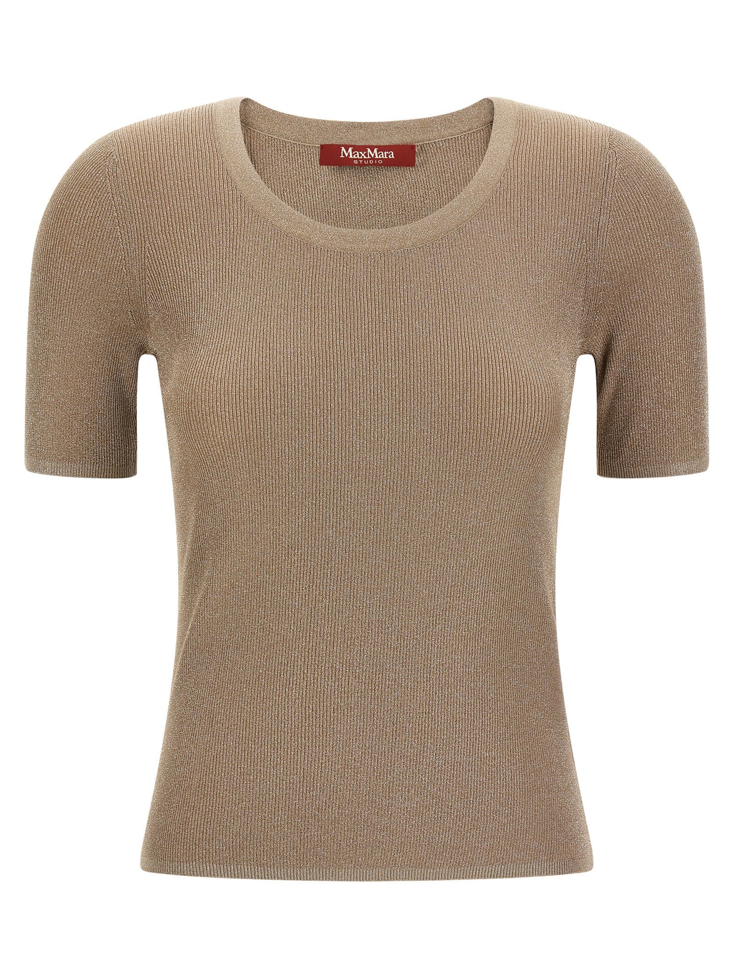 Max Mara Beige Polyamide T-Shirt