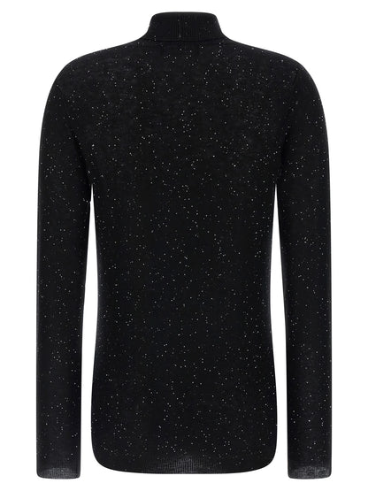 Fabiana Filippi Black Wool Cardigan