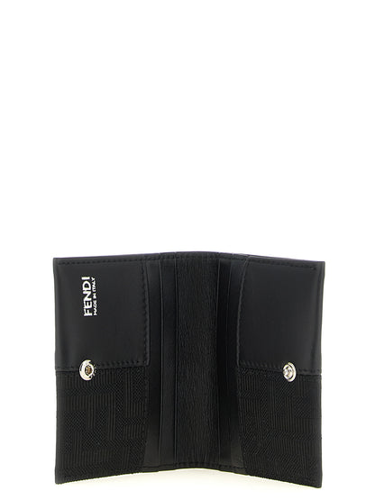 Fendi Black Polyester Cardholder