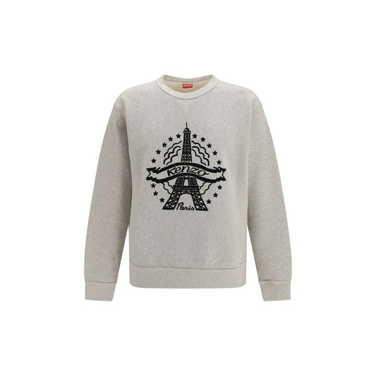 Sweatshirt by Kenzo for men in cotton gray features an enviable silhouette, showcasing a premium and refined for a truly enviable finish.