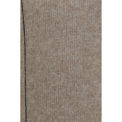Sweatshirt Hoodie by Giorgio Armani for men in polyamide merino & alpaca wool beige features a authentic silhouette, showcasing a sophisticated and authentic detail for a refined finish.
