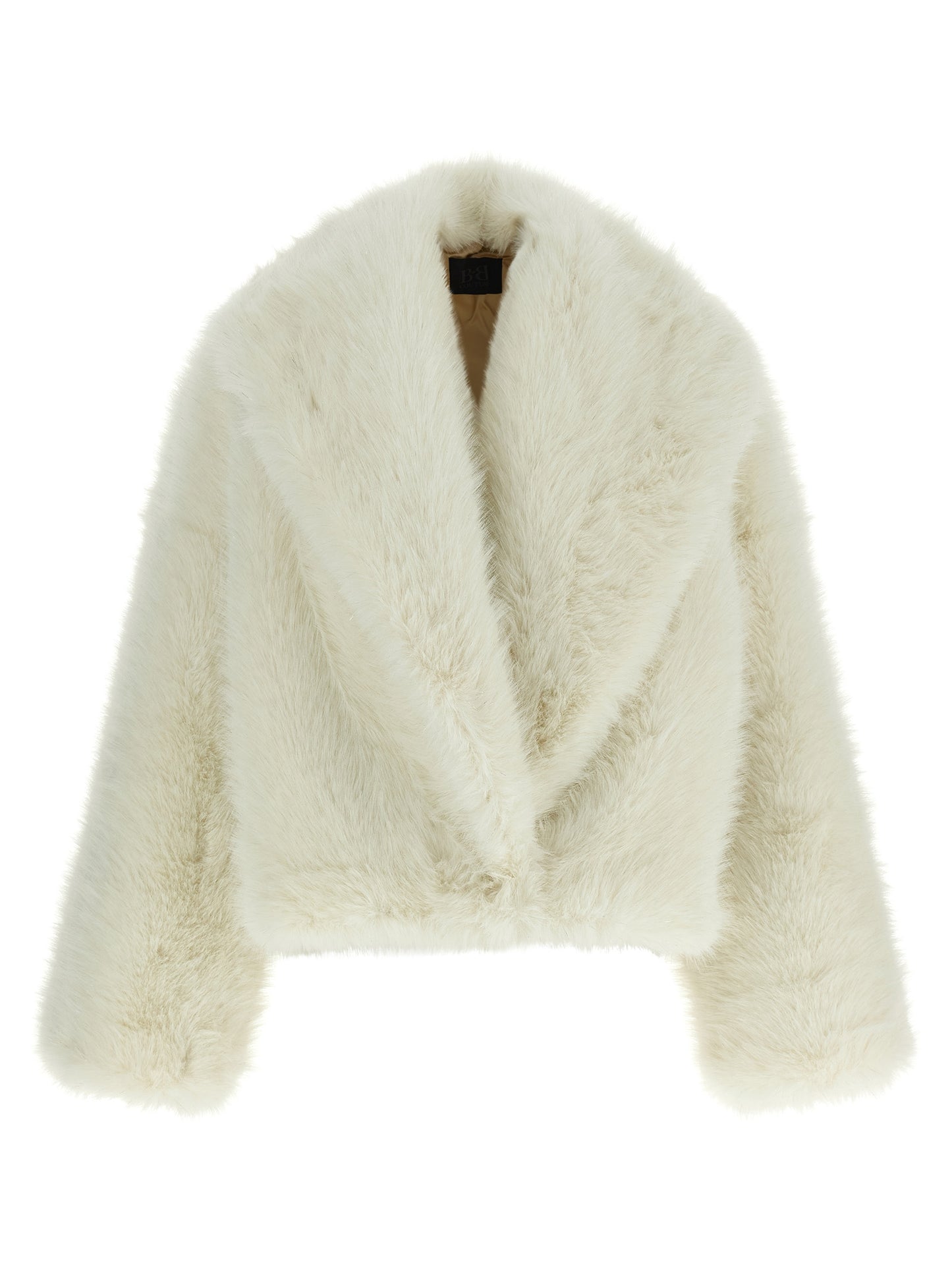 B&B COUTURE White Polyester Biker Jacket
