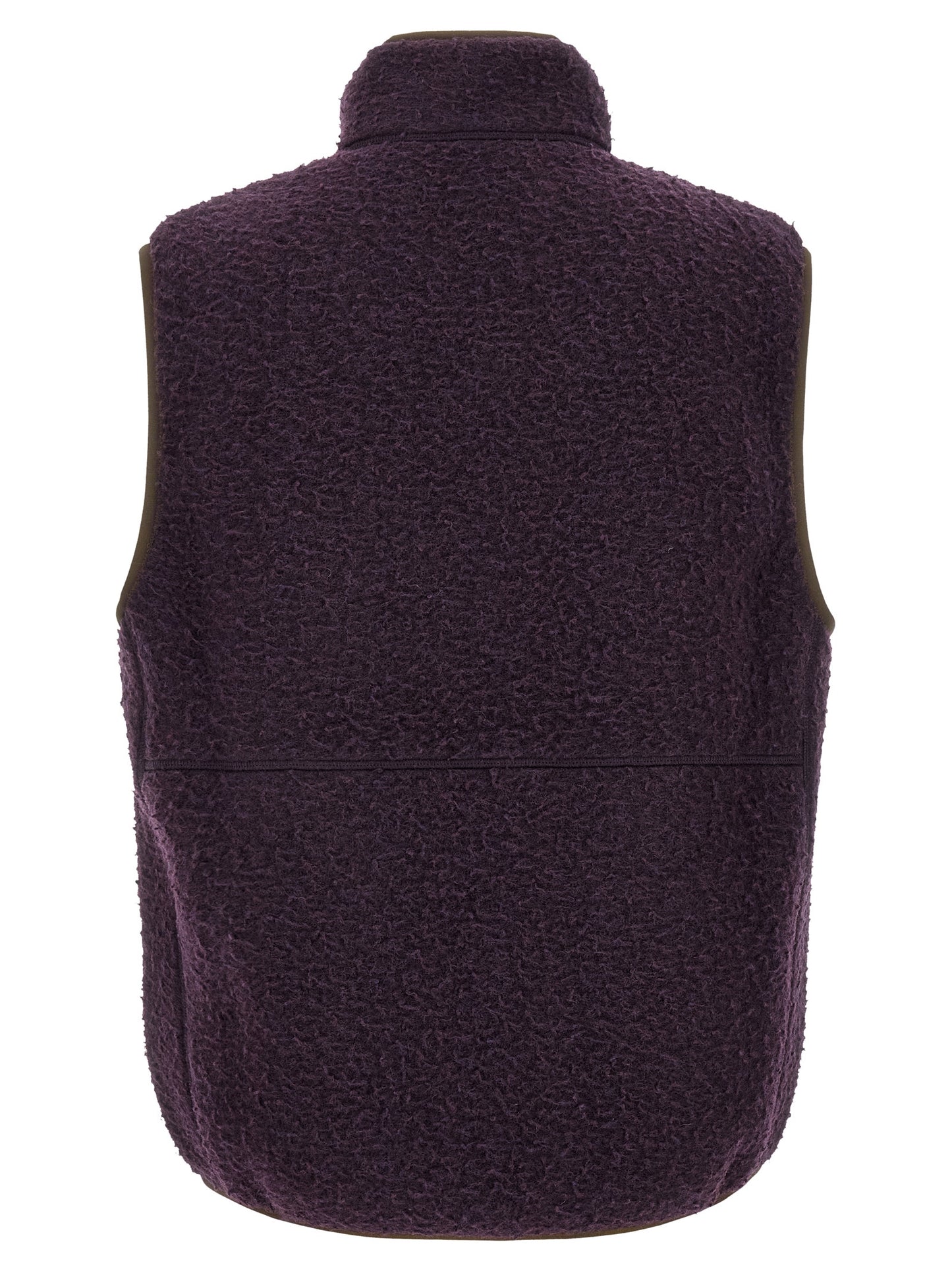Moncler Purple Polyester Sleeveless Jacket