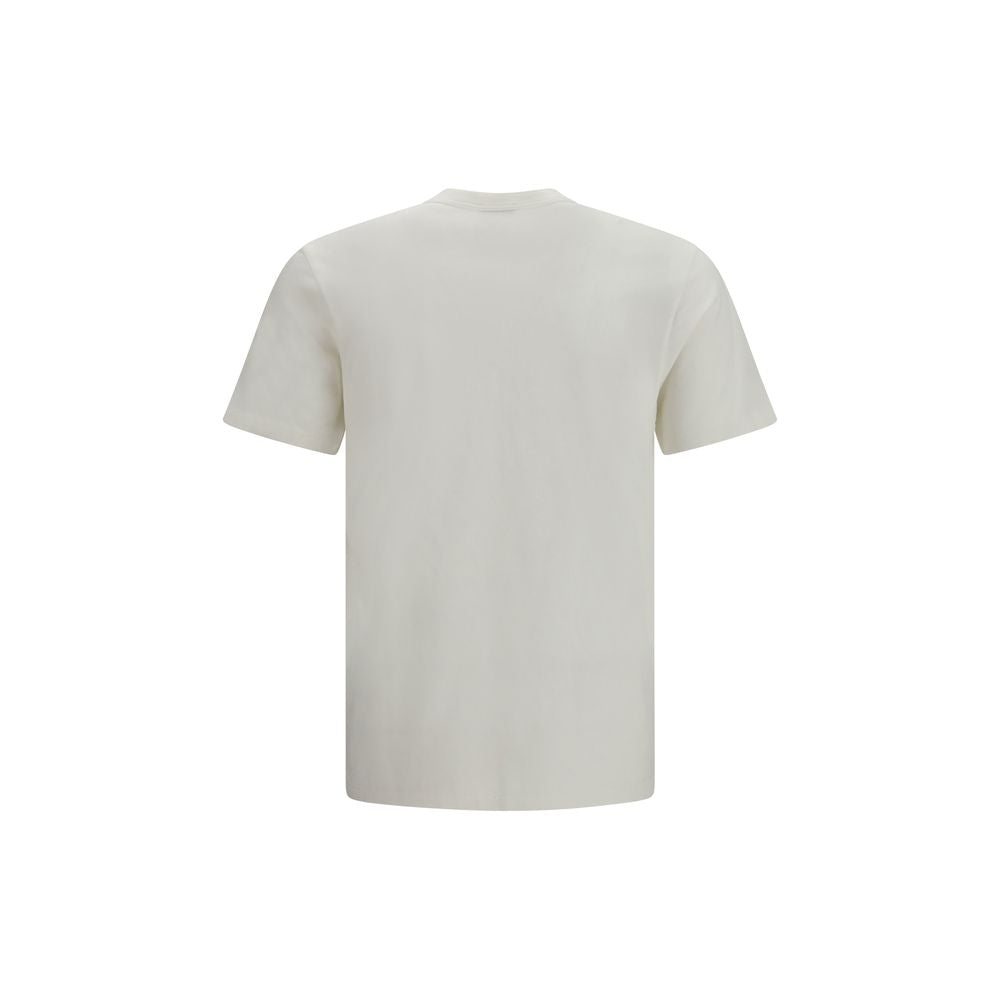 T-Shirt by Kenzo for men in cotton white & print showcases a unassuming silhouette, artfully detailed with a refined and unassuming for a sophisticated, contemporary look.