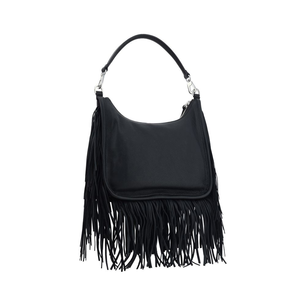 Shoulder Flap Bag by Pierre Hardy for women in bos taurus calf leather black features a enviable silhouette, showcasing a secure snap, flap & zipper, ample , and enviable shoulder-strap, adjustable-strap & handle for a enviable finish.