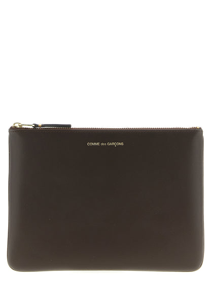 Comme Des Garçons Brown Cowhide Cardholder